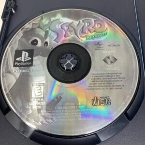 Vintage 1998 Spyro the Dragon 1 Disc Only Sony PlayStation 1 PS1 Tested